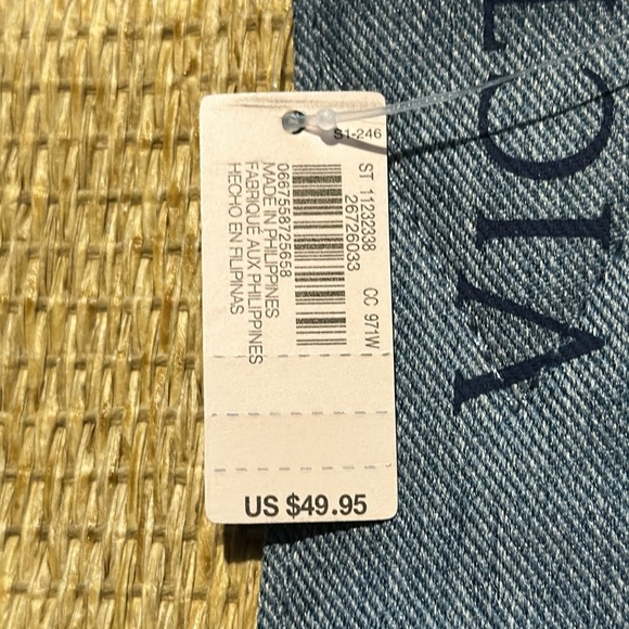 NWT Victoria’s Secret Straw Tote - Picture 6 of 8